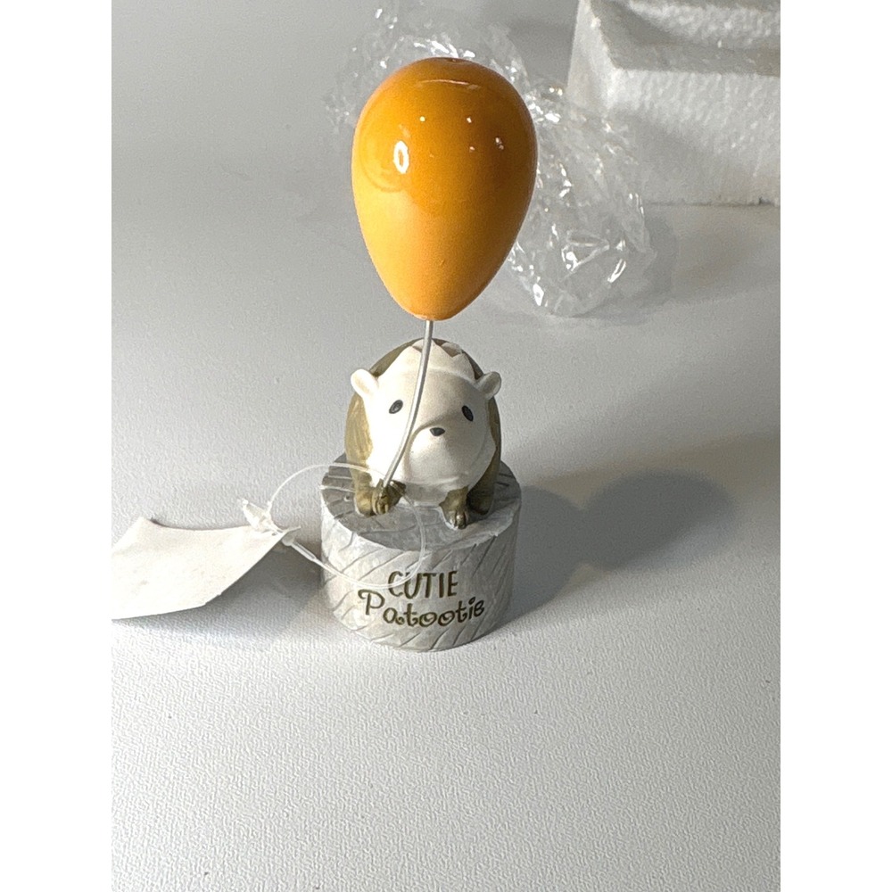 Grasslands Road Cutie Patootie Hedgehog Figurine Orange Balloon 464842 NEW